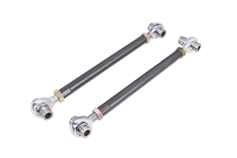 BMR Suspension TR001H | Cadilac CTS-V Heavy Duty Toe Rods Black Hammertone; 2004-2006