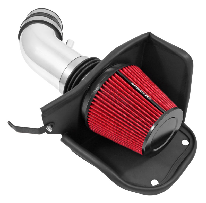 Spectre 9039 | 12-18 Jeep Grand Cherokee V8-6.4L F/I Air Intake Kit - Polished w/Red Filter; 2012-2018