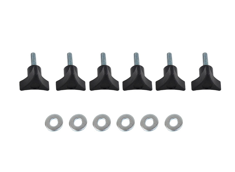 Kentrol 70008 | 04-06 Jeep Wrangler TJ Unlimited LJ Hardtop Screws Unlimited - Textured Black; 2004-2006