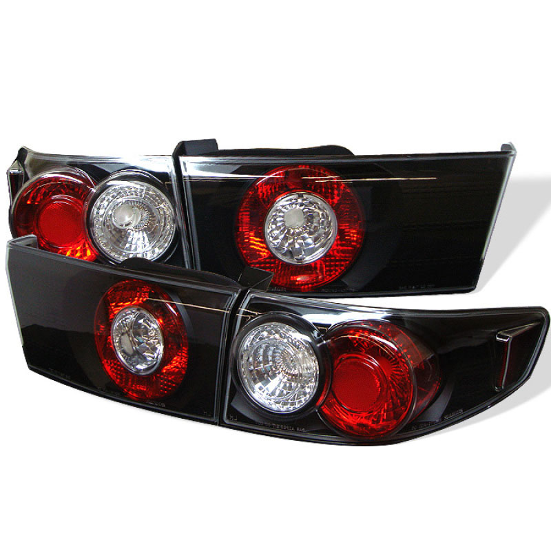 SPYDER 5003980 | Spyder Honda Accord 4Dr Altezza Tail Lights - Black - (ALT-YD-HA03-4D-BK); 2003-2005