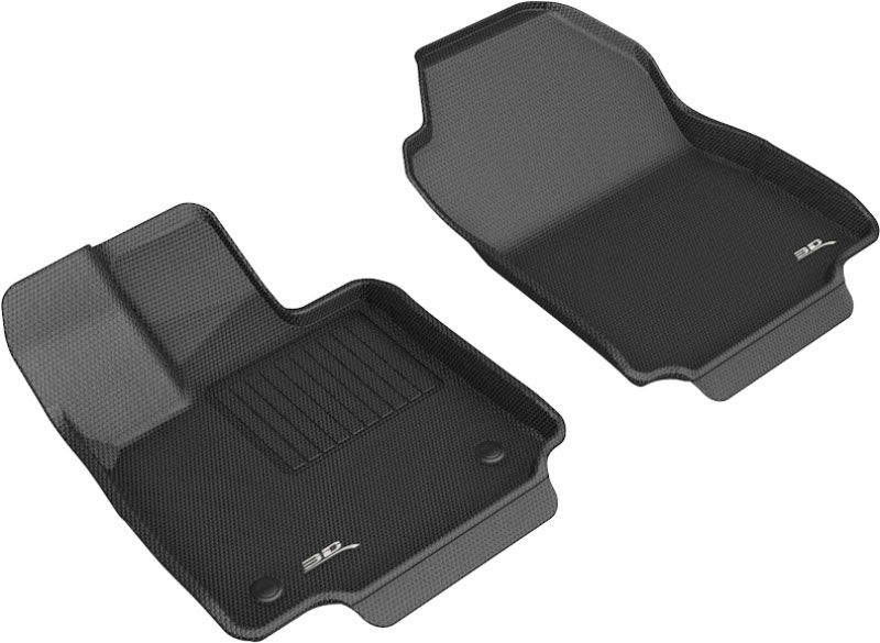 3D Maxpider l1ty25411509 | 3D MAXpider 2019-2020 Toyota RAV4 Kagu 1st Row Floormat - Black; 2019-2022