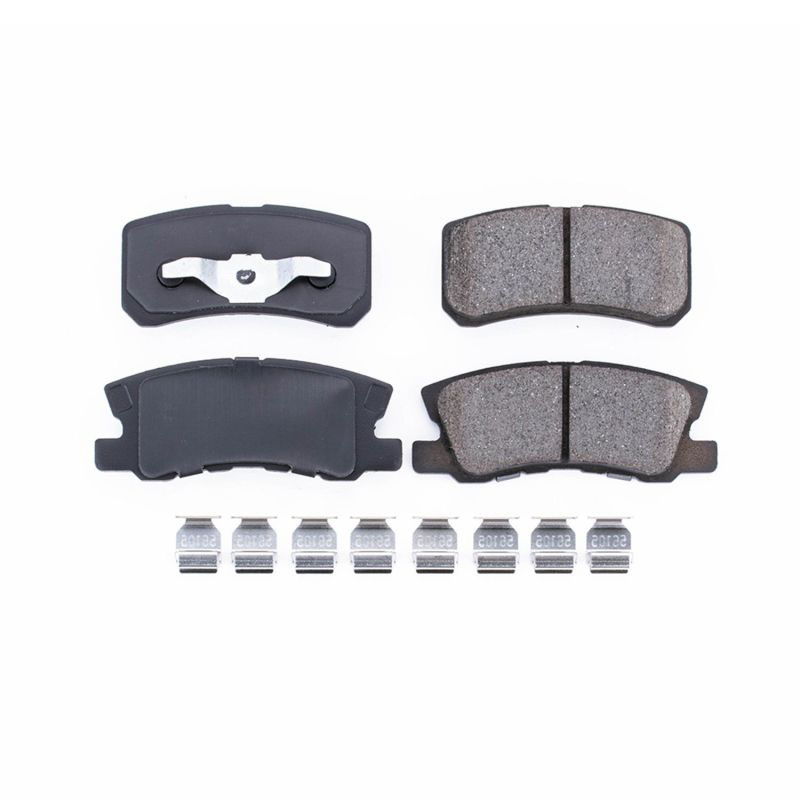 PowerStop 17868 | Power Stop 11-14 Chrysler 200 Rear Z17 Evolution Ceramic Brake Pads w/Hardware; 2014-2014