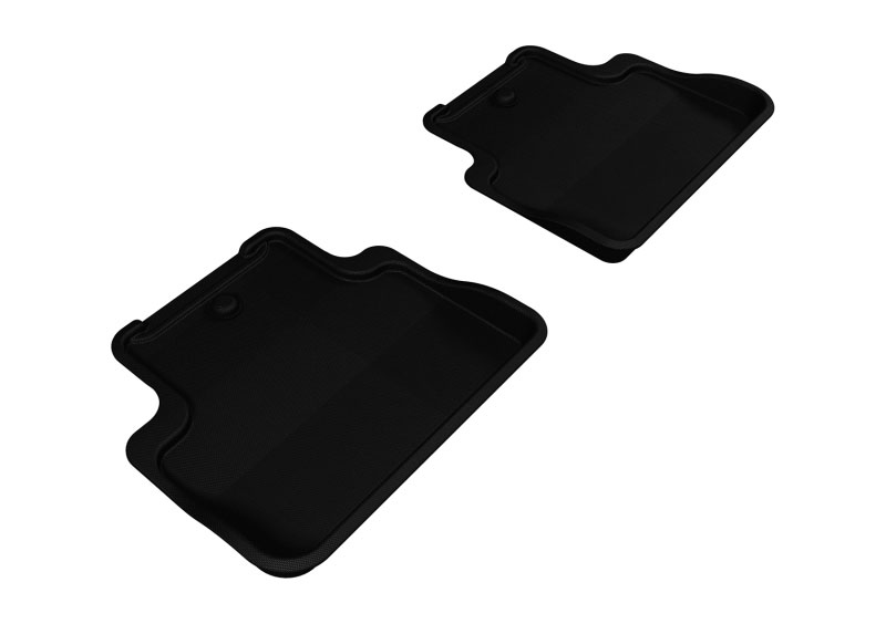 3D Maxpider l1ac00321509 | 3D MAXpider 2009-2014 Acura TL FWD Kagu 2nd Row Floormats - Black; 2009-2014