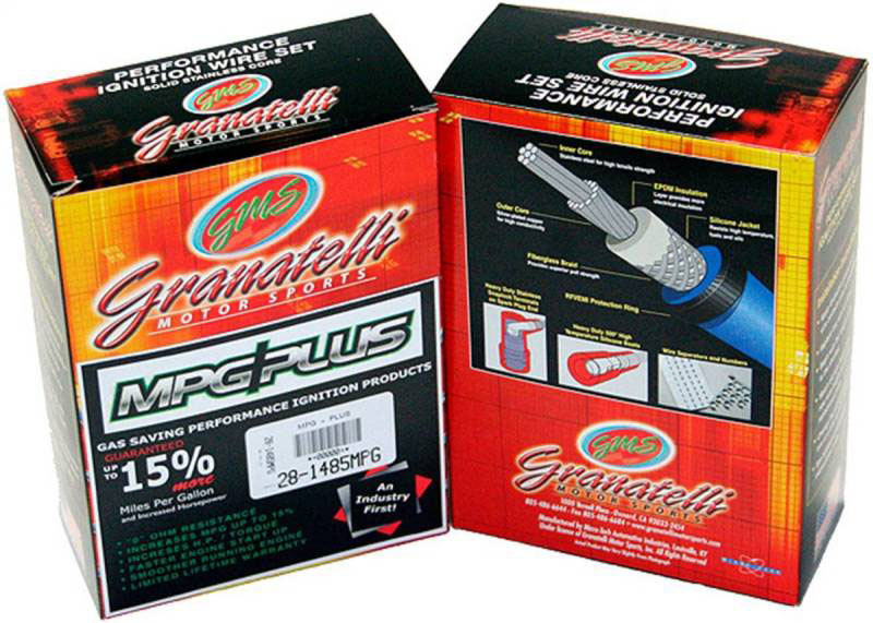 Granatelli Motor Sports 28-1800s | Granatelli 03-07 Dodge Ram/Dakota 4.7L V8 Hi-Perf Coil On Plug Wire Conn Kit - Blue; 2003-2007