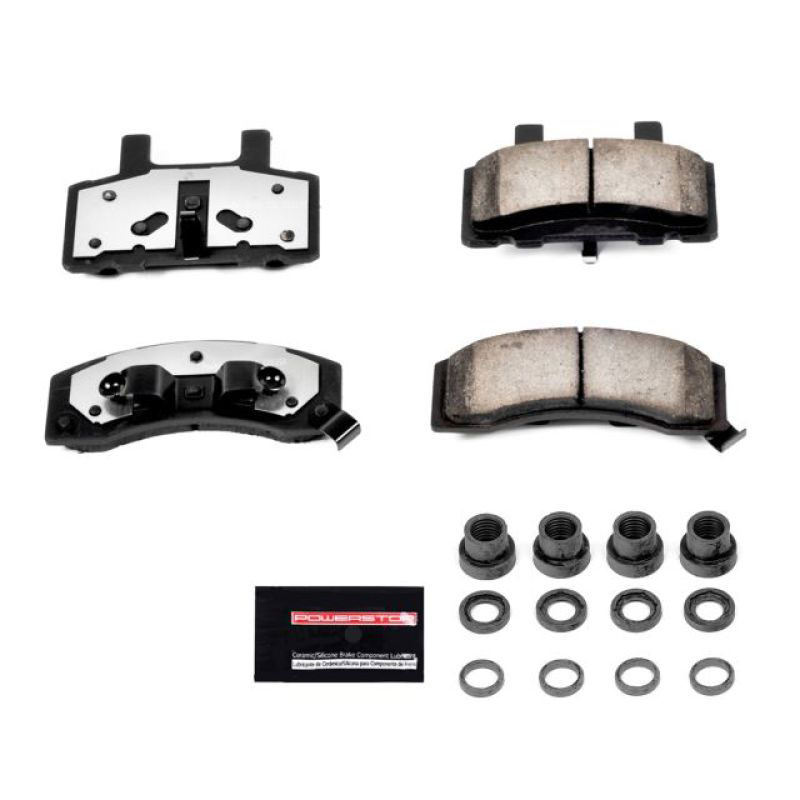 PowerStop z36-370 | Power Stop 94-99 Chevrolet C1500 Suburban Front Z36 Truck & Tow Brake Pads w/Hardware; 1994-1999