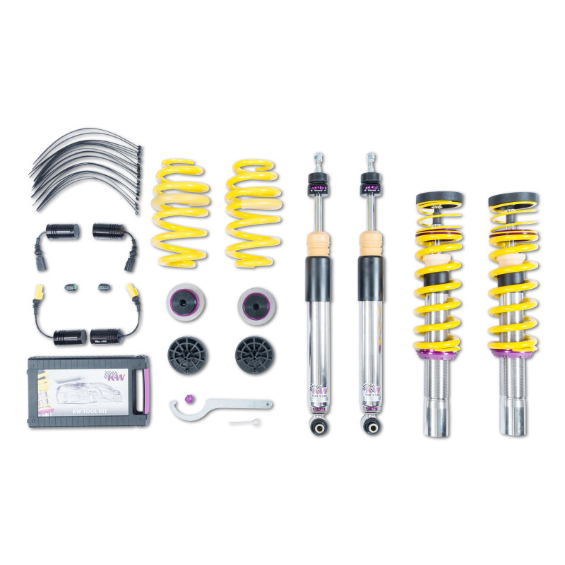 KW 352100bj | Coilover Kit V3 2017+ Audi A4 (B9) Sedan w/ Electronic Dampers; 2017-2021