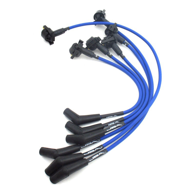 JBA w06349 | 97-00 Ford Ranger/Explorer 4.0L OHV Ignition Wires - Blue; 1997-2000