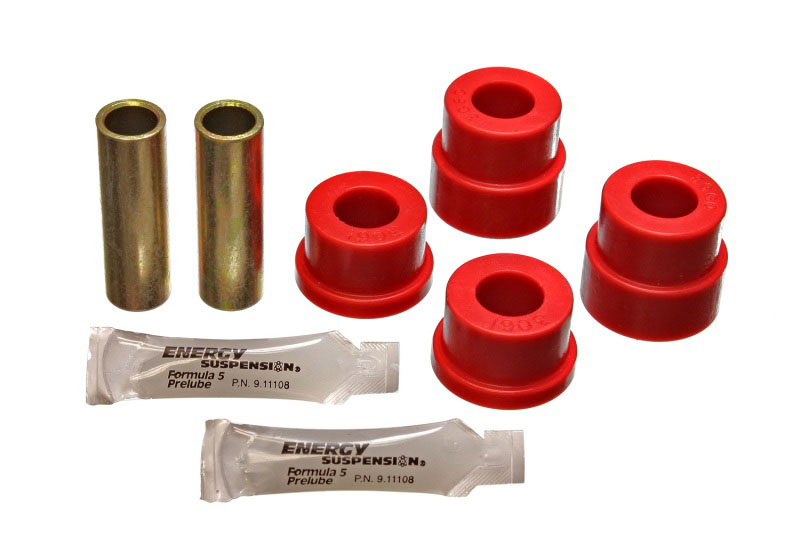 Energy Suspension 7.3106r | 70-78 Nissan 240Z/260Z/280Z Red Front Control Arm Bushing Set (Lowers Only); 1970-1978