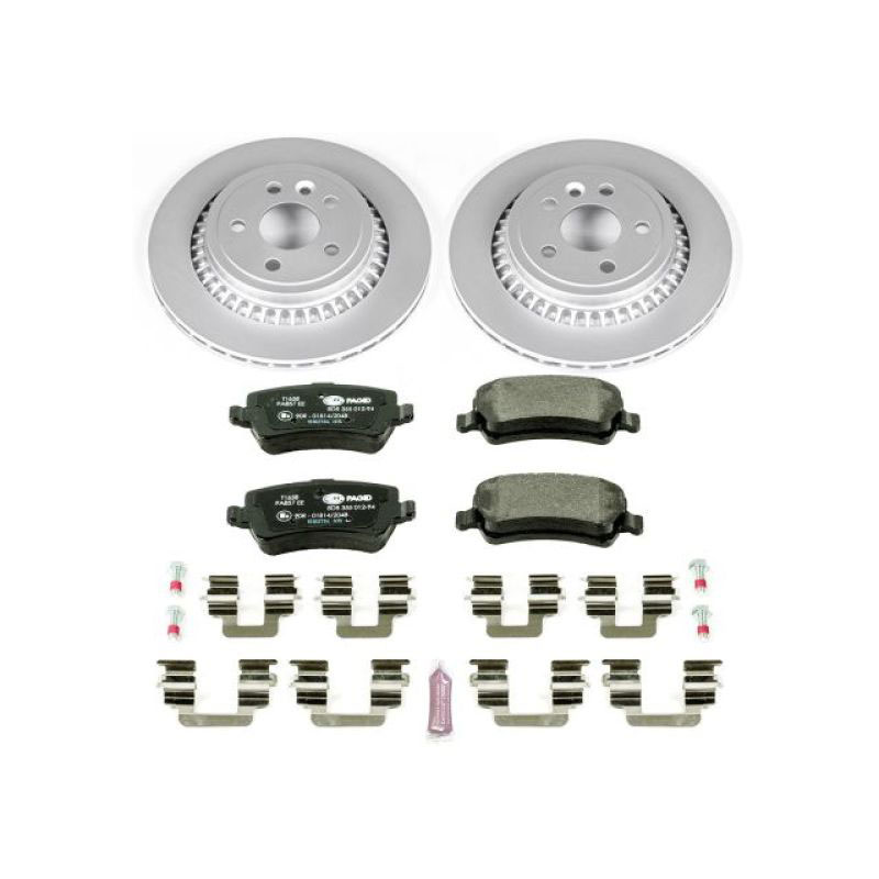 PowerStop esk5705 | Power Stop 10-17 Volvo XC60 Rear Euro-Stop Brake Kit; 2010-2017