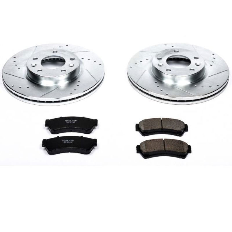 PowerStop k199 | Power Stop 06-12 Ford Fusion Front Z23 Evolution Sport Brake Kit; 2006-2012