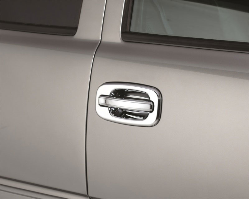 AVS 685206 | 99-06 Chevy Tahoe (w/o Passenger Keyhole) Door Handle Covers (4 Door) 8pc Set - Chrome; 1999-2006