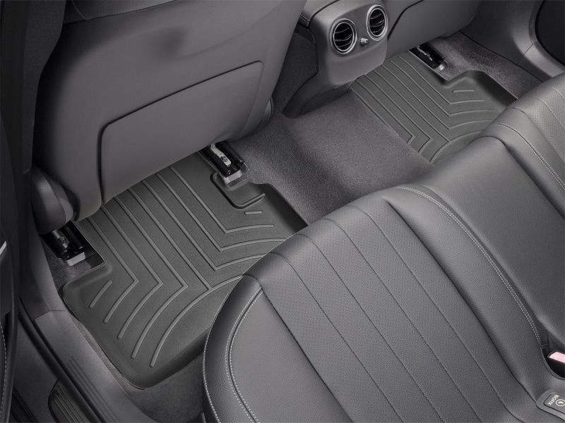 WeatherTech 449374 | 2020+ Audi A5/S5 Rear (2nd Row) FloorLiners - Black (COUPE ONLY); 2020-2023