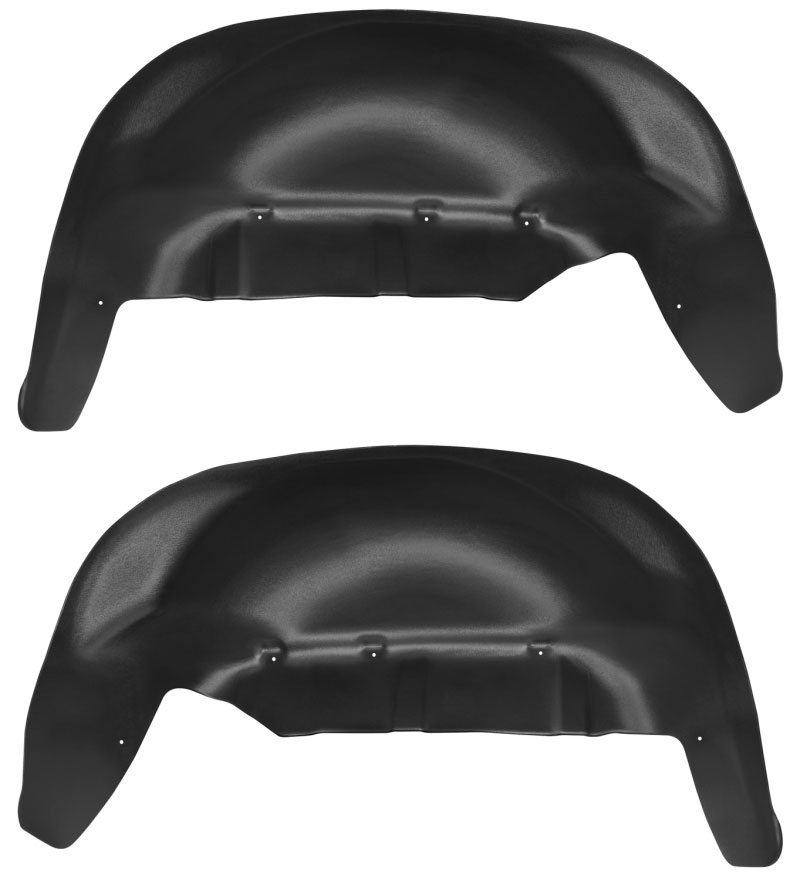 Husky Liners 79061 | 2019+ Chevrolet Silverado 1500 Black Rear Wheel Well Guards; 2019-2022