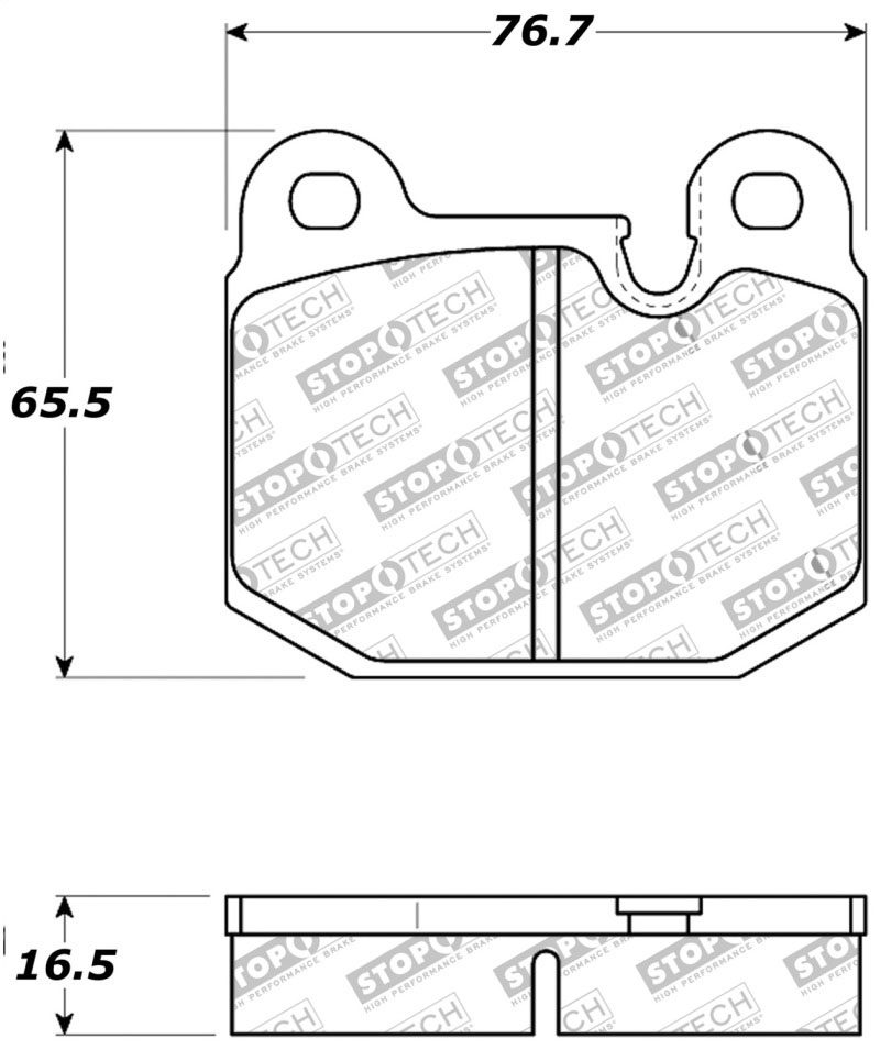 Stoptech 309.01740 | StopTech Sport Brake Pads BMW 320i, Front; 1977-1983