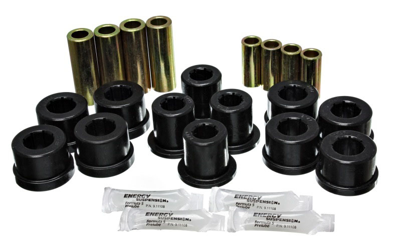 Energy Suspension 8.3126g | 87-92 Toyota Supra Black Front Control Arm Bushing Set; 1987-1992