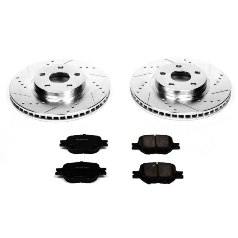 PowerStop k2313 | Power Stop 05-10 Scion tC Front Z23 Evolution Sport Brake Kit; 2005-2010