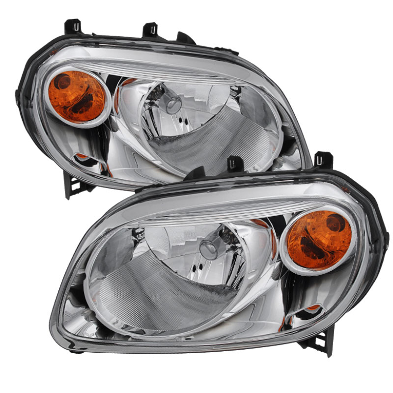 SPYDER 9023835 | Xtune Chevy Hhr 2006-2011 Crystal Headlights Chrome HD-JH-CHHR06-C; 2006-2011