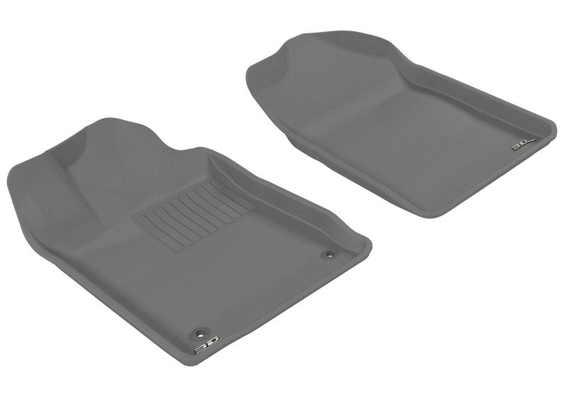 3D Maxpider l1ty05511501 | 3D MAXpider 2005-2012 Toyota Avalon Kagu 1st Row Floormat - Gray; 2005-2012