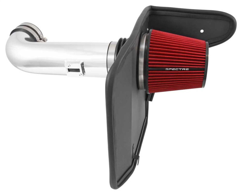 Spectre 9908 | 10-12 Chevy Camaro V8-6.2L F/I Air Intake Kit - Clear Anodized w/Red Filter; 2010-2012