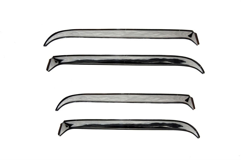 AVS 14049 | 73-91 Chevy CK Ventshade Front & Rear Window Deflectors 4pc - Stainless; 1973-1991