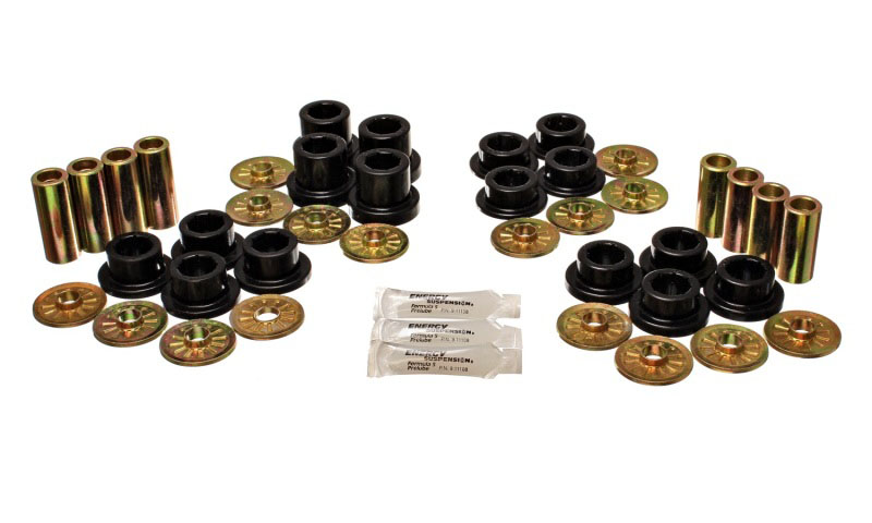 Energy Suspension 5.3126g | 92-02 Dodge Viper Black Rear Control Arm Bushing Set; 1992-2002