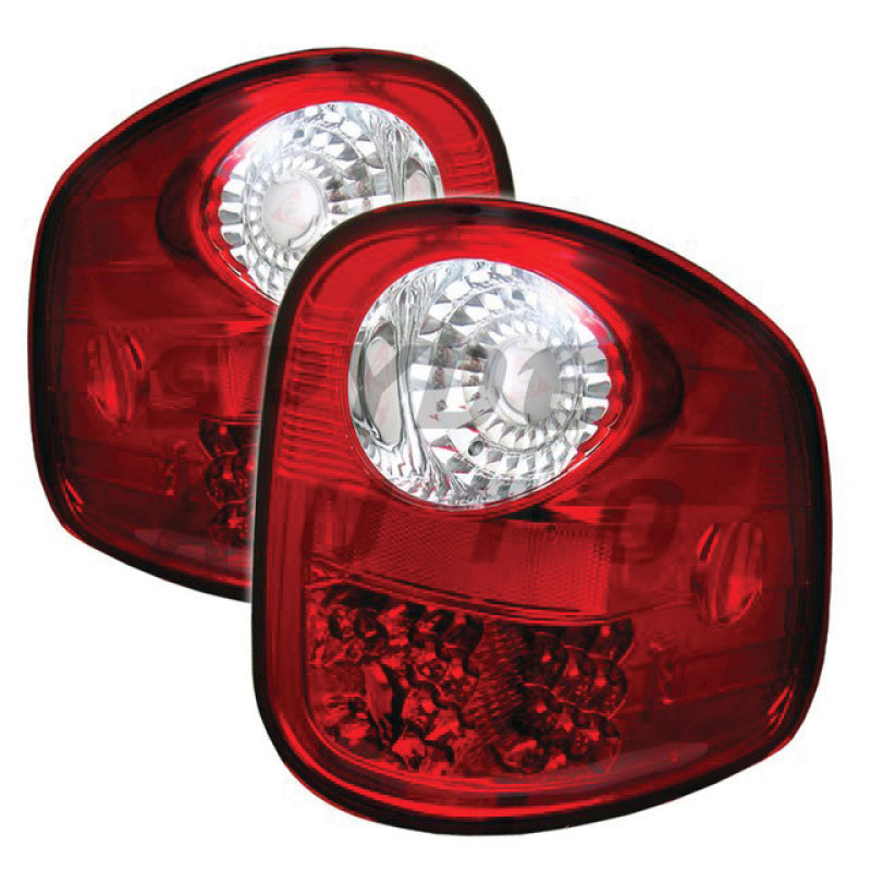 SPYDER 5003423 | Spyder Ford F150 Flareside LED Tail Lights - Red Clear - (ALT-YD-FF15097FS-LED-RC); 1997-2003