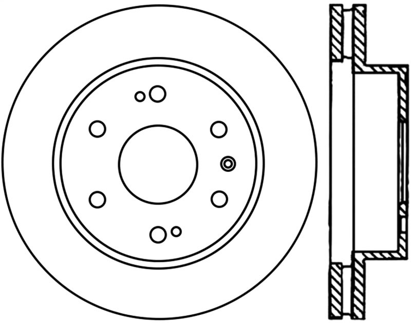 Stoptech 120.66057CRY | StopTech Chevrolet Suburban Premium Cryostop Rotor, Front; 2015-2017