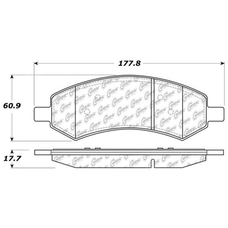 Stoptech 308.10840 | StopTech Street Brake Pads Dodge Dakota Replace Phenolic Piston Calipers in Pairs, Front; 2005-2008