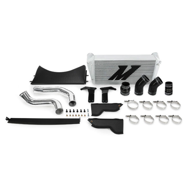 Mishimoto mmint-ram-13ksl | 13+ Dodge Cummins 6.7L Intercooler Kit - Silver; 2013-2018