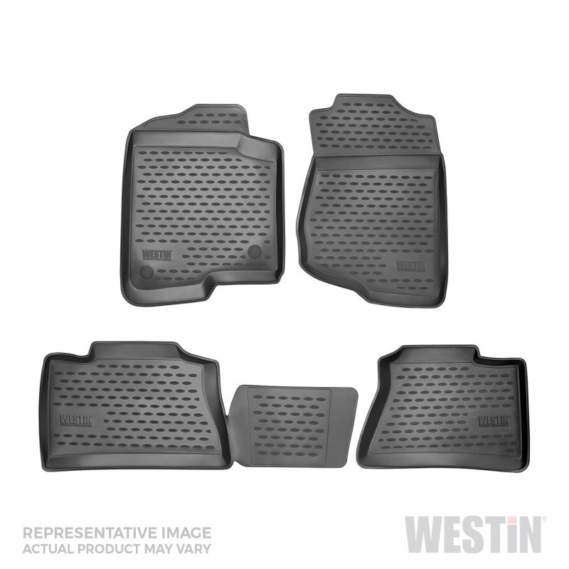 Westin 74-30-51014 | 2014-2017 Nissan Sentra Profile Floor Liners 4pc - Black; 2014-2017