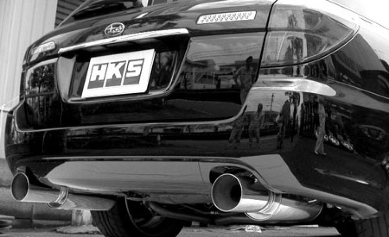 HKS 31019-af019 | 05-07 Subaru Legacy GT Silent Hi-Power Dual Exhaust; 2005-2007