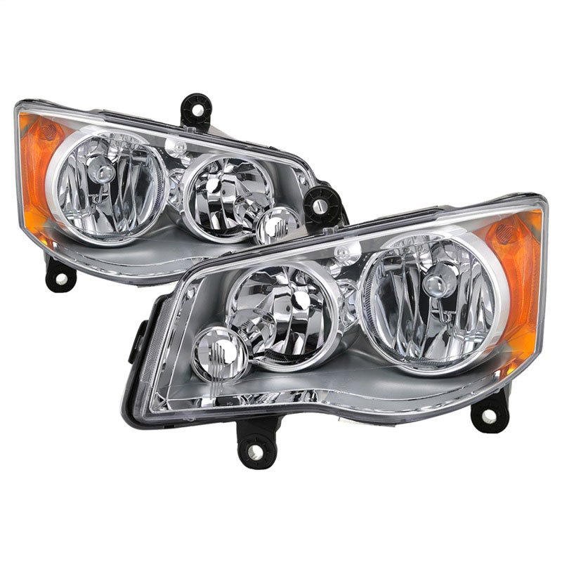 SPYDER 9042508 | xTune 11-17 Dodge Grand Caravan OEM Style Headlights - Chrome (HD-JH-CHRTC08-AM-C); 2011-2017