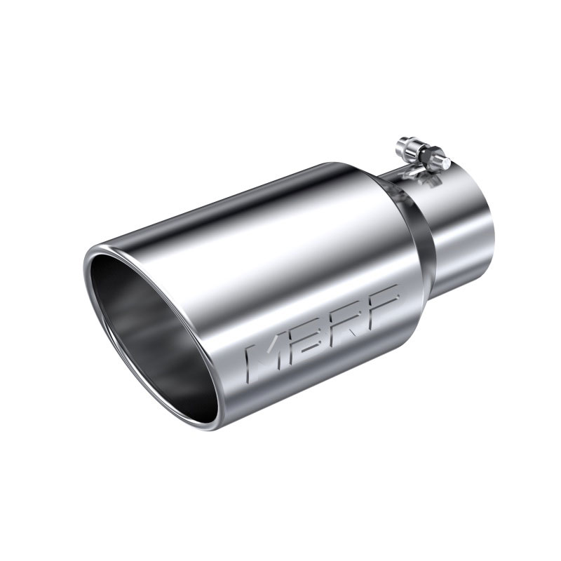 MBRP t5073 | Universal Tip 6 O.D. Angled Rolled End 4 inlet 12 length