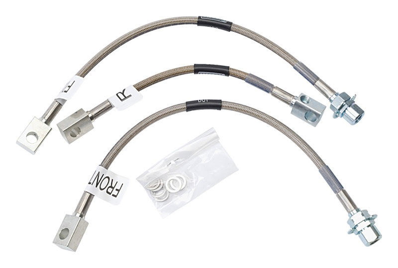 Russell 693020 | Performance 94-95 Ford Mustang GT (Front & Rear Center Hose) Brake Line Kit; 1994-1995