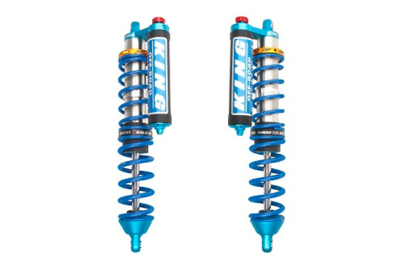 King Shocks 25700-327a | 18+ RZR-XP Turbo S 2.5 Front Internal Bypass Piggyback Coilover w/ Finned Res & Adjuster; 2018-2022