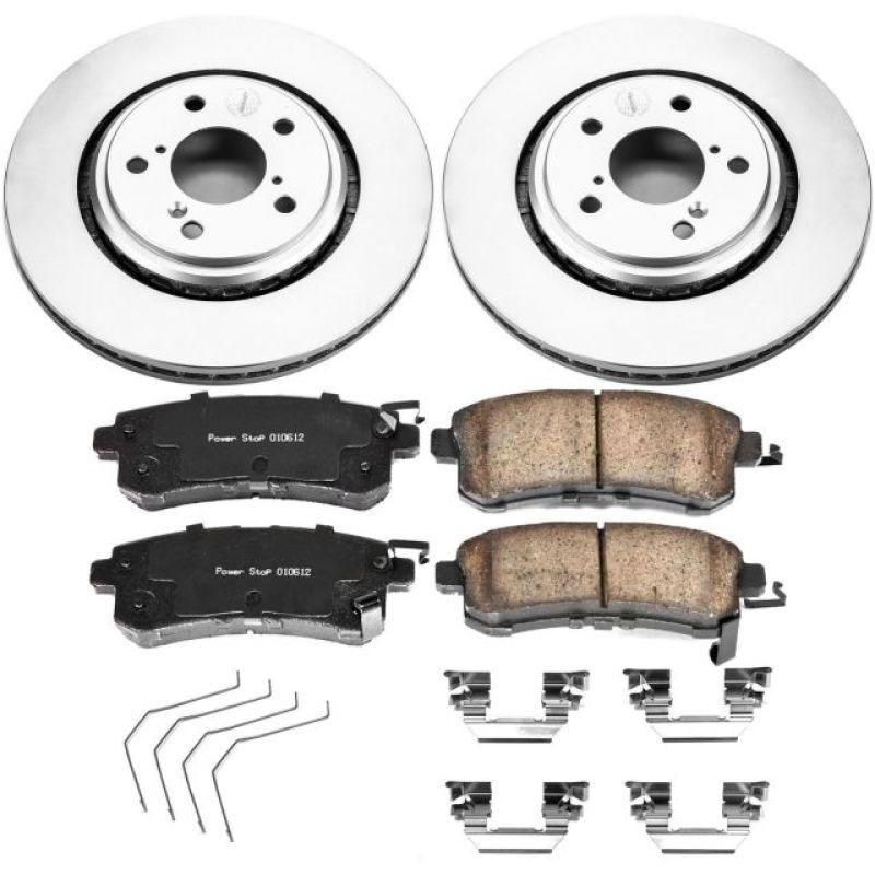 PowerStop crk6959 | Power Stop 15-17 Honda Odyssey Front Z17 Evolution Geomet Coated Brake Kit; 2015-2017