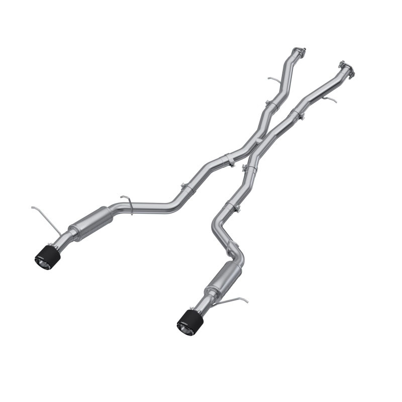 MBRP ps51053cf | 18-23 Dodge Durango SRT 6.4L Armor Pro T304 SS 3in Cat Back Exhaust Dual Rear Exit w/ CF Tips; 2018-2023