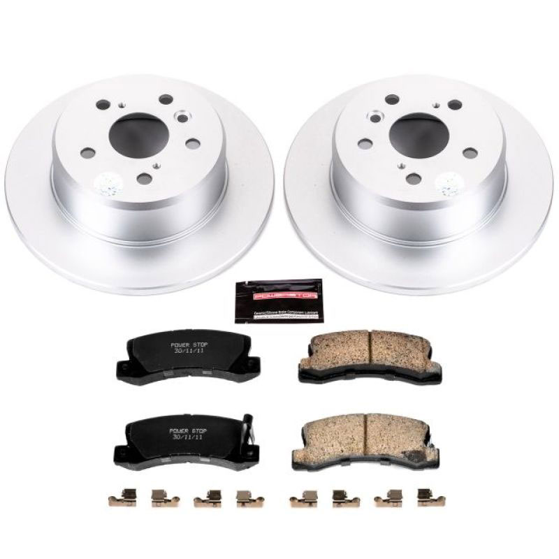 PowerStop crk6784 | Power Stop 99-03 Lexus RX300 Rear Z17 Evolution Geomet Coated Brake Kit; 1999-2003