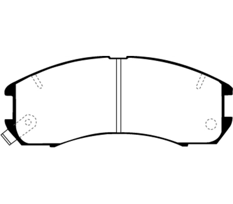 EBC ud399 | 89-92 Ford Probe 2.2 Ultimax2 Front Brake Pads; 1989-1992