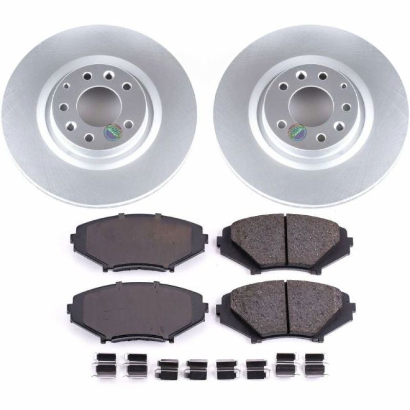 PowerStop crk3026 | Power Stop 04-11 Mazda RX-8 Front Z17 Evolution Geomet Coated Brake Kit; 2004-2011