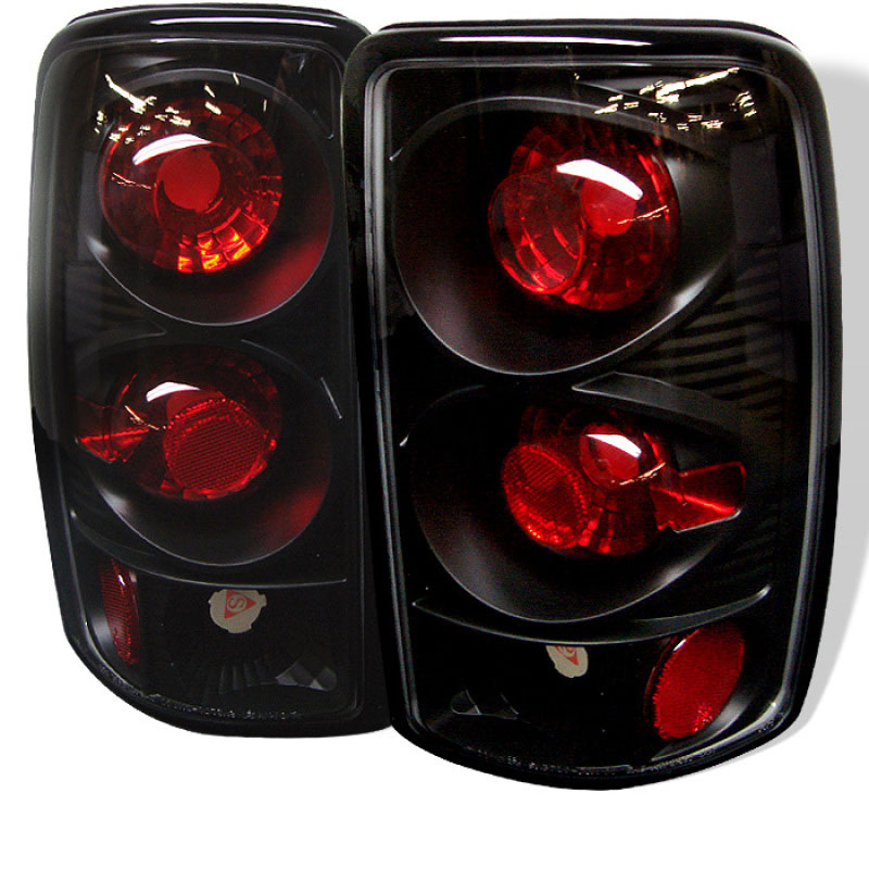 SPYDER 5001498 | Spyder CHEVROLET SUBURBAN / TAHOE & GMC YUKON / DENALI Altezza Tail Lights - Black - (ALT-YD-CD00-BK); 2000-2006