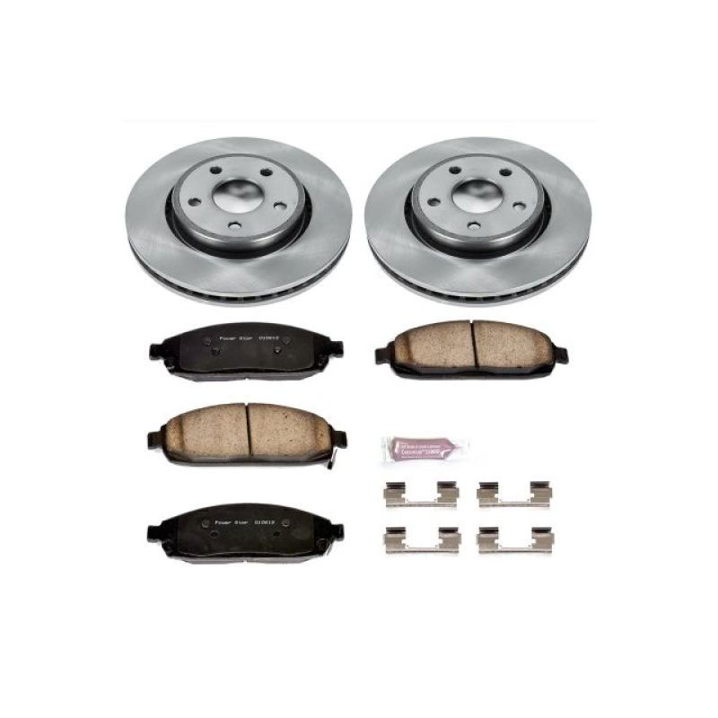 PowerStop koe2219 | Power Stop 06-10 Jeep Commander Front Autospecialty Brake Kit; 2006-2010