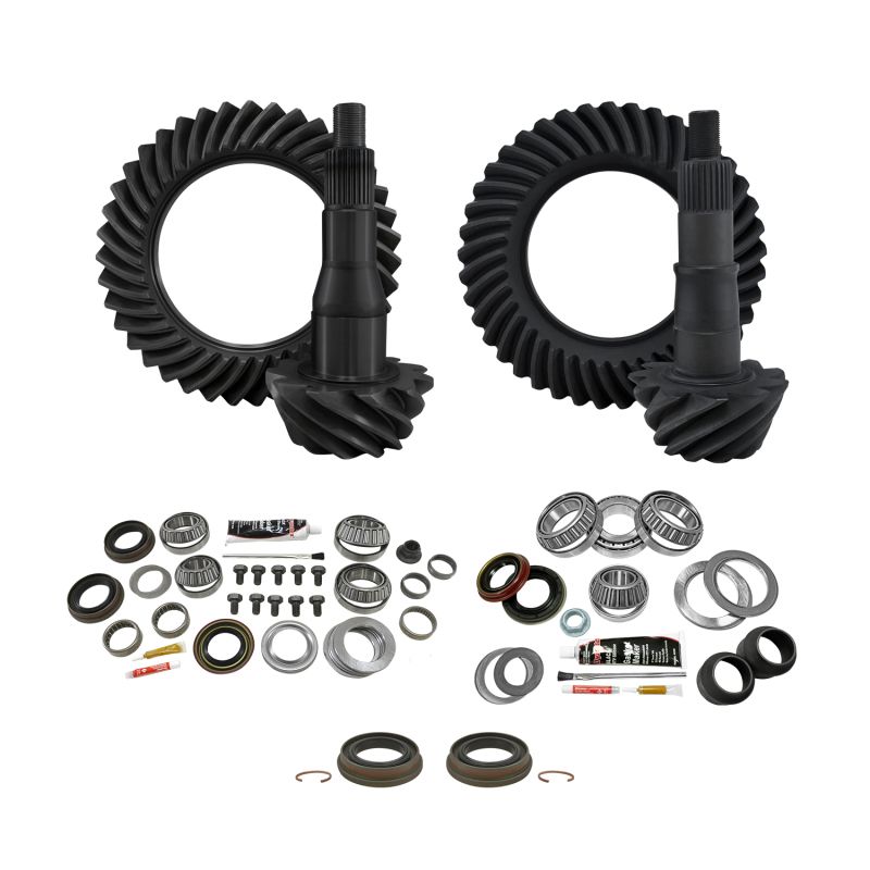 Yukon Gear & Axle ygk102 | Yukon Gear & Install Kit Package for 00-10 Ford F150 9.75in Front & Rear 4.11 Ratio; 2000-2010