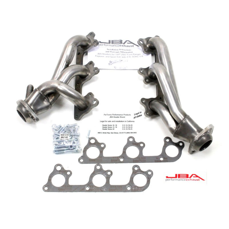 JBA 1674s-1 | 97-11 Ford Ranger 4.0L OHC w/Driver Side EGR 1-1/2in Primary Raw 409SS Cat4Ward Header; 1997-2011