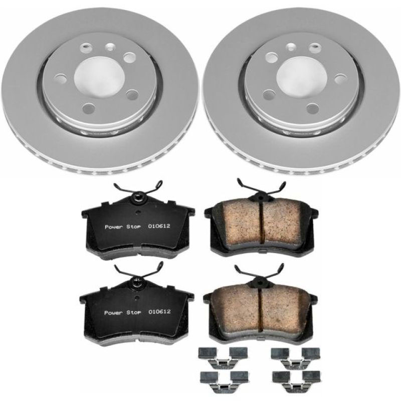 PowerStop crk920 | Power Stop 00-06 Audi TT Quattro Rear Z23 Evolution Sport Coated Brake Kit; 2000-2006