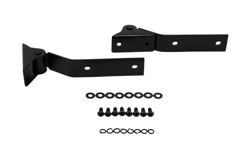 Kentrol 50442 | 87-95 Jeep Wrangler YJ Tailgate Hinge Pair - Powdercoat Black; 1987-1995