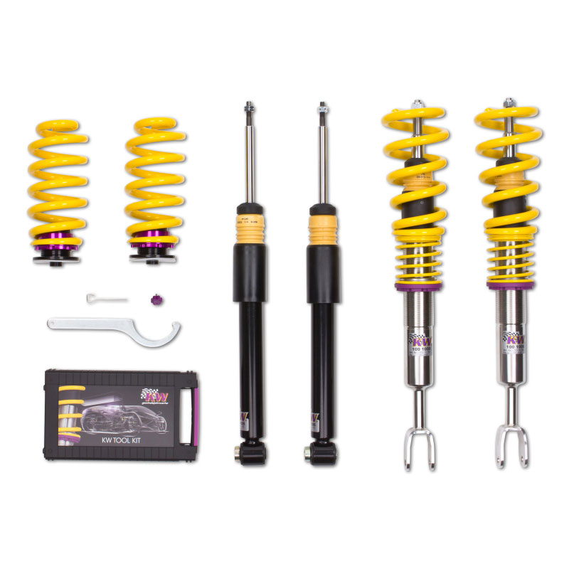 KW 10210065 | KW Suspension KW Coilover Variant 1 Inox Audi S4; 2003-2007