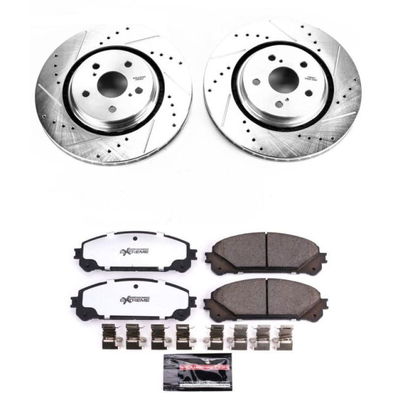 PowerStop k7688-36 | Power Stop 16-18 Lexus RX350 Front Z36 Truck & Tow Brake Kit; 2016-2018