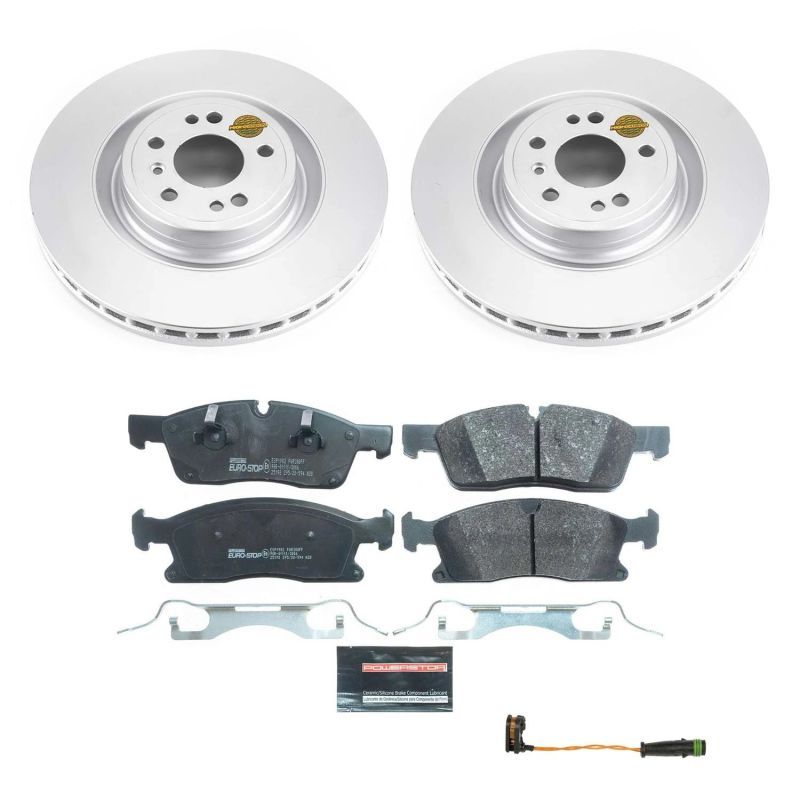 PowerStop esk6883 | Power Stop 2016 Mercedes-Benz GLE300d Front Euro-Stop Brake Kit; 2016-2016