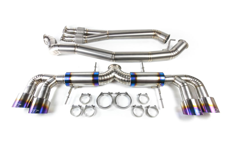 Vivid Racing vr-gtr-170t | VR Performance Nissan R35 GTR Titanium 102mm Exhaust System; 2009-2021